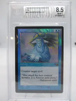 Counterspell - Foil Magic mtg Mercadian Masques BGS Beckett Graded 8.5 - Image 1
