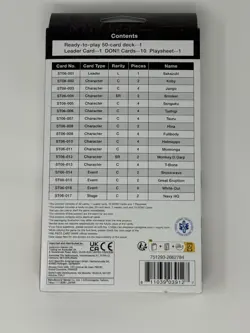 One Piece Card Game Starter Deck Navy Absolute Justice ST-06 ENGLISH Sealed New! - Image 2