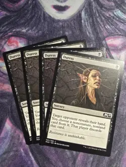 DURESS ~mtg NM-M M20 Magic 2020 Com x4 - Image 1