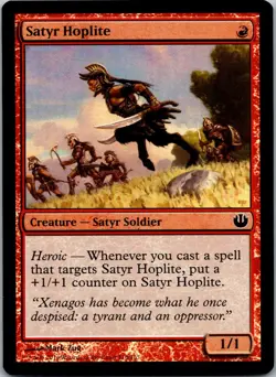 MTG Foil-Satyr Hoplite-Journey Into Nyx #110 - Image 1