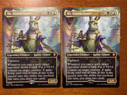 2x Ms. Bumbleflower Borderless Lot MTG Bloomburrow Commander NM-M 0003 - Image 1