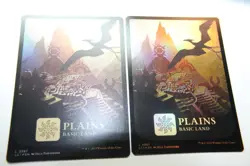 MTG Plains x2-Foil Full Art-The Lost Caverns of Ixalan-Near Mint - Image 1