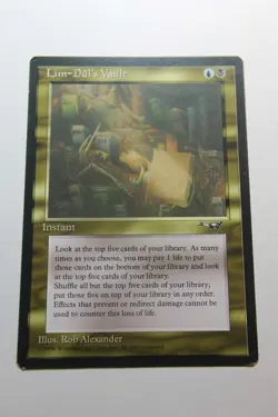 MTG Lim-Dul's Vault x1- -Alliances-Lightly Played - Image 1