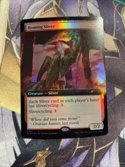 Homing Sliver (Extended Art, Foil) | MTG | Secret Lair Drop | LP - Image 1