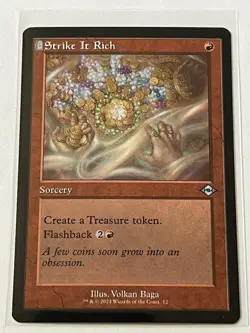 Strike It Rich 12 MTG Modern Horizons Timeshifts 2024 Mint - 9.0 + Non Foil - Image 2