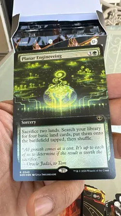 FOIL Planar Engineering #340 Showcase Secrets of Strixhaven Magic The Gathering - Image 1
