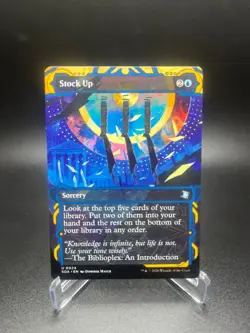 MTG, Secrets of Strixhaven: Mystical Archive, Stock Up, Extended Art NM - Image 1