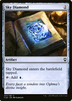X 1 Sky Diamond NM-M Commander CLB 337 MTG Magic The Gathering - Image 1