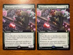 2x Bloodroot Apothecary Ext. Art Lot MTG Bloomburrow Commander NM-M 61 - Image 1