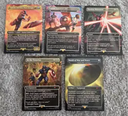 MTG Secret Lair Marvel Captain America NON Foil Near Mint - Image 1