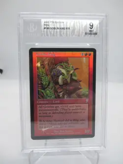 Goblin King - Foil Magic mtg 7th Edition BGS Beckett Graded 9 - Image 1