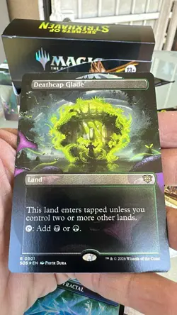 Foil Deathcap Glade #301 Showcase Secrets of Strixhaven Magic The Gathering Rare - Image 1