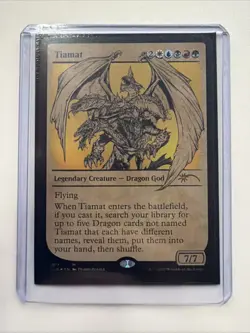 FOIL Showcase TIAMAT x1 mtg NM Secret Lair Drop 1 Mythic - Image 1