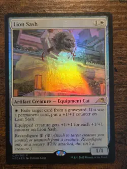 Magic: The Gathering Lion Sash Rare FOIL - Image 1