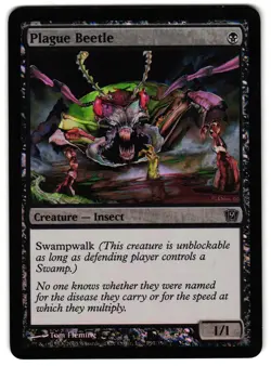 Plague Beetle 154 - MP - 9th Edition Foil C - Image 1