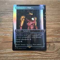 Commander's Plate (1733) (Rainbow Foil) Secret Lair Drop Foil - Image 1