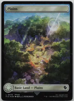 MTG Plains (Chocobo Track Foil) Foil NM Commander: FINAL FANTASY Magic 478 - Image 1