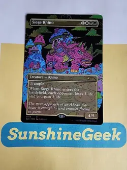 Siege Rhino Secret Lair Countdown Kit Foil - Image 1
