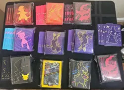 Lot Of 10 Sealed Pokemon Sleeve Packs + 8 Sets Dividers - Image 1