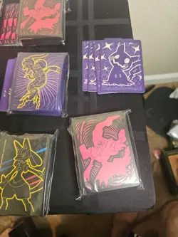 Lot Of 10 Sealed Pokemon Sleeve Packs + 8 Sets Dividers - Image 2