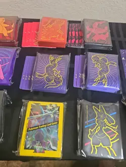 Lot Of 10 Sealed Pokemon Sleeve Packs + 8 Sets Dividers - Image 4