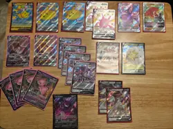 Pokemon Card Lot Mew Pikachu Arceus Plus More Bonus Sleeves - Image 1