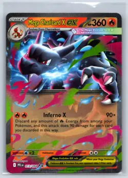 Mega Charizard X ex ME02: Phantasmal Flames #013/094 Pokemon - Image 1