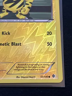 Electabuzz 53/149 Boundaries Crossed Pokemon TCG Reverse Holo Lightly Played - Image 3