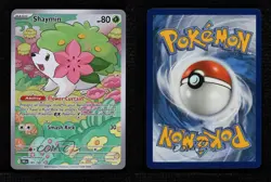Shaymin Illustration Rare Pokemon Destined Rivals (DRI) #185 - Image 3