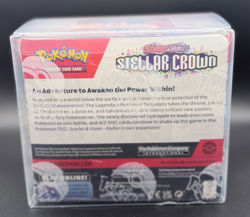 Pokemon TCG Stellar Crown Booster Box Sealed With Case - Image 2