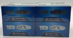 Lot of (4) POKEMON CENTER Stellar Crown PC Elite Trainer Boxes SEALED/NEW - Image 5