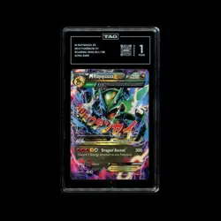 TAG 1 M Rayquaza EX Pokemon 2015 Roaring Skies 61/108 Ultra Rare Holo - Image 1