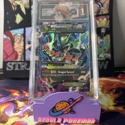 TAG 1 M Rayquaza EX Pokemon 2015 Roaring Skies 61/108 Ultra Rare Holo - Image 2