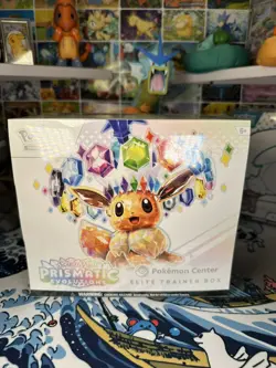 Prismatic Evolutions Pokemon Center Exclusive ETB - Sealed Elite Trainer Box - Image 1