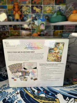 Prismatic Evolutions Pokemon Center Exclusive ETB - Sealed Elite Trainer Box - Image 2