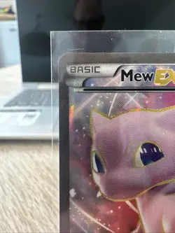Pokemon TCG Holo Ultra Rare Full Art Mew EX XY126 Black Star Promo Card 2016 - Image 2