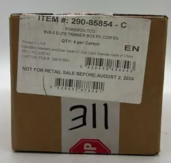 POKEMON CENTER Shrouded Fable SV6.5 PC Elite Trainer Box SEALED CASE - Image 1