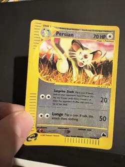 Persian Skyridge Reverse Holo 42/144 2003 Pokemon E-Reader LP - Image 4