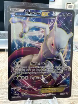 Pokemon Mewtwo EX Full Art Promo Holo XY125 XY English Pokemon TCG Card Stock - Image 2
