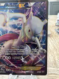 Pokemon Mewtwo EX Full Art Promo Holo XY125 XY English Pokemon TCG Card Stock - Image 3