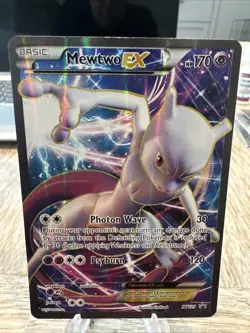 Pokemon Mewtwo EX Full Art Promo Holo XY125 XY English Pokemon TCG Card Stock - Image 4