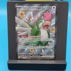 Pokemon Squawkabilly EX 223/091 NM Full Art Ultra Rare Shiny Paldean Fates - Image 1