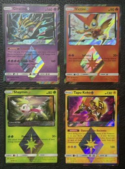 Lot of 4 Prism Star Rare Cards - Pokemon TCG: Sun & Moon Era - LP - Image 1