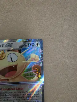 Meowth ex 062/088 Me03: Perfect Order Holo Pokemon - Image 3