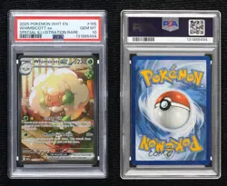 Whimsicott ex Special Illustration Rare Pokemon White Flare WHT PSA 10 GEM MT - Image 3