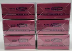 Lot of 6 Pokemon Sword and Shield Fusion Strike Elite Trainer Box Sealed w/Case - Image 5
