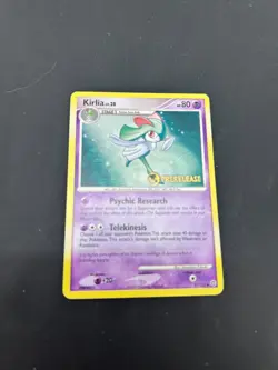 Pokemon Secret Wonders Holo Kirlia PRERELEASE Promo - Image 1