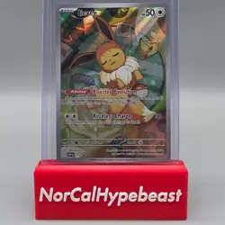 2025 Pokemon Prismatic Evolutions TCG EEVEE 173 Full Art Illustration Promo - Image 1