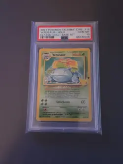 Pokemon TCG Venusaur 15/102 Classic Collection Celebrations PSA 10 - Image 5