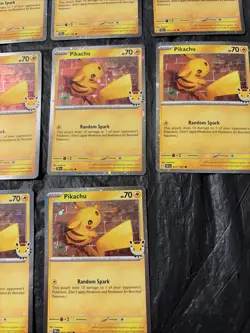 Lot Of 11 - Pikachu 51/162 Stamped 2026 Pokemon Day 30th Anniversary Promo TCG - Image 3